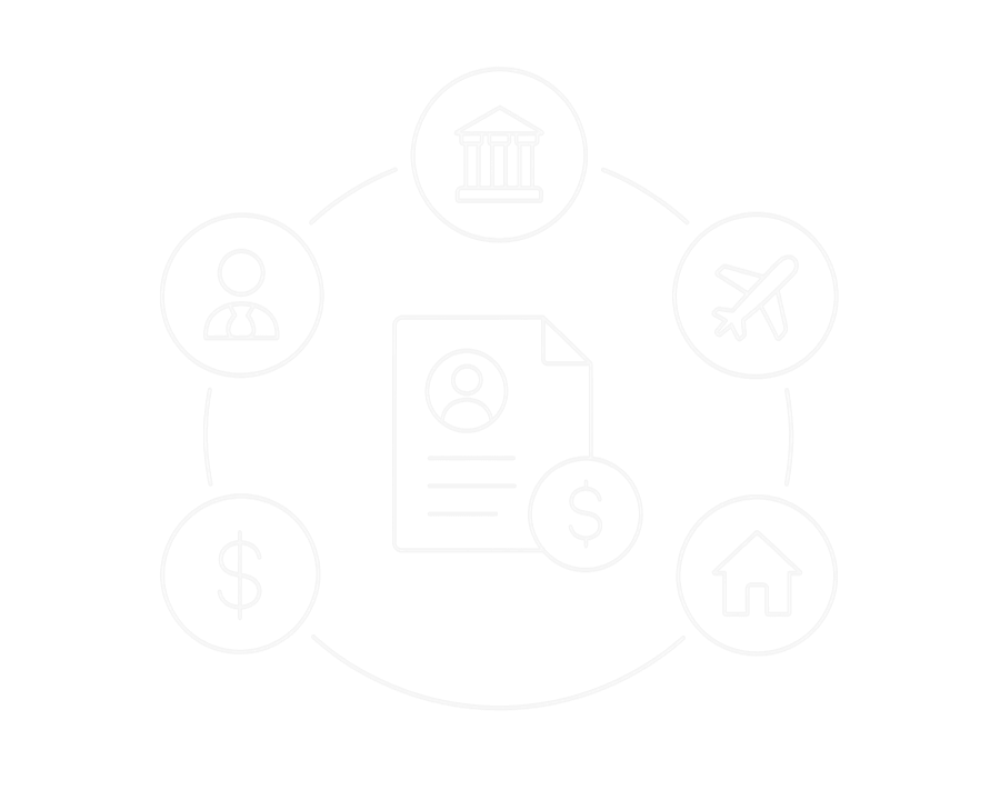 Visa documents illustration