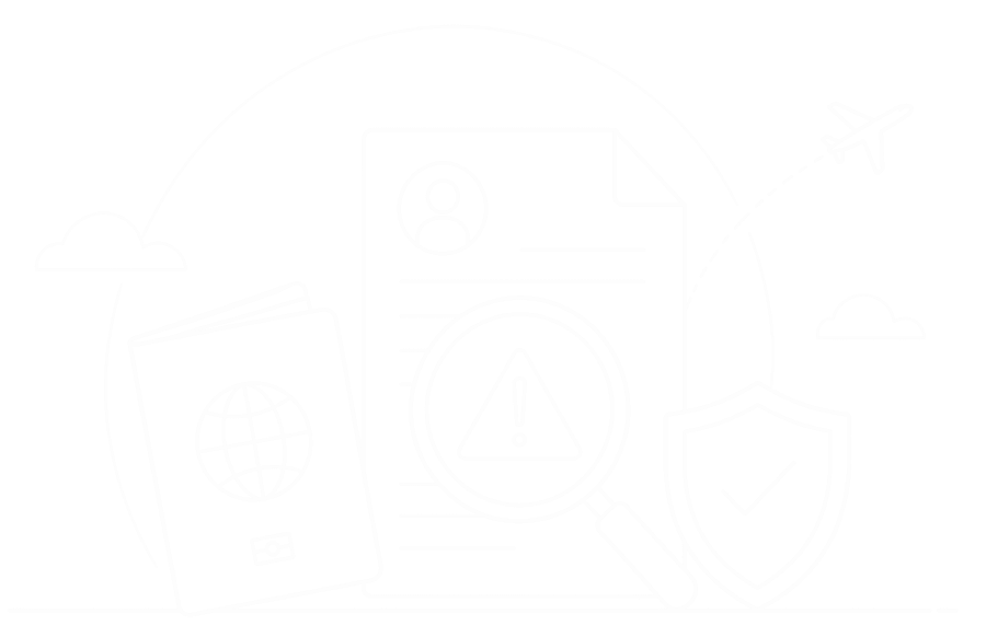 Visa documents illustration